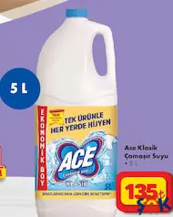 ACE KLASİK ÇAMAŞIR SUYU 5 L